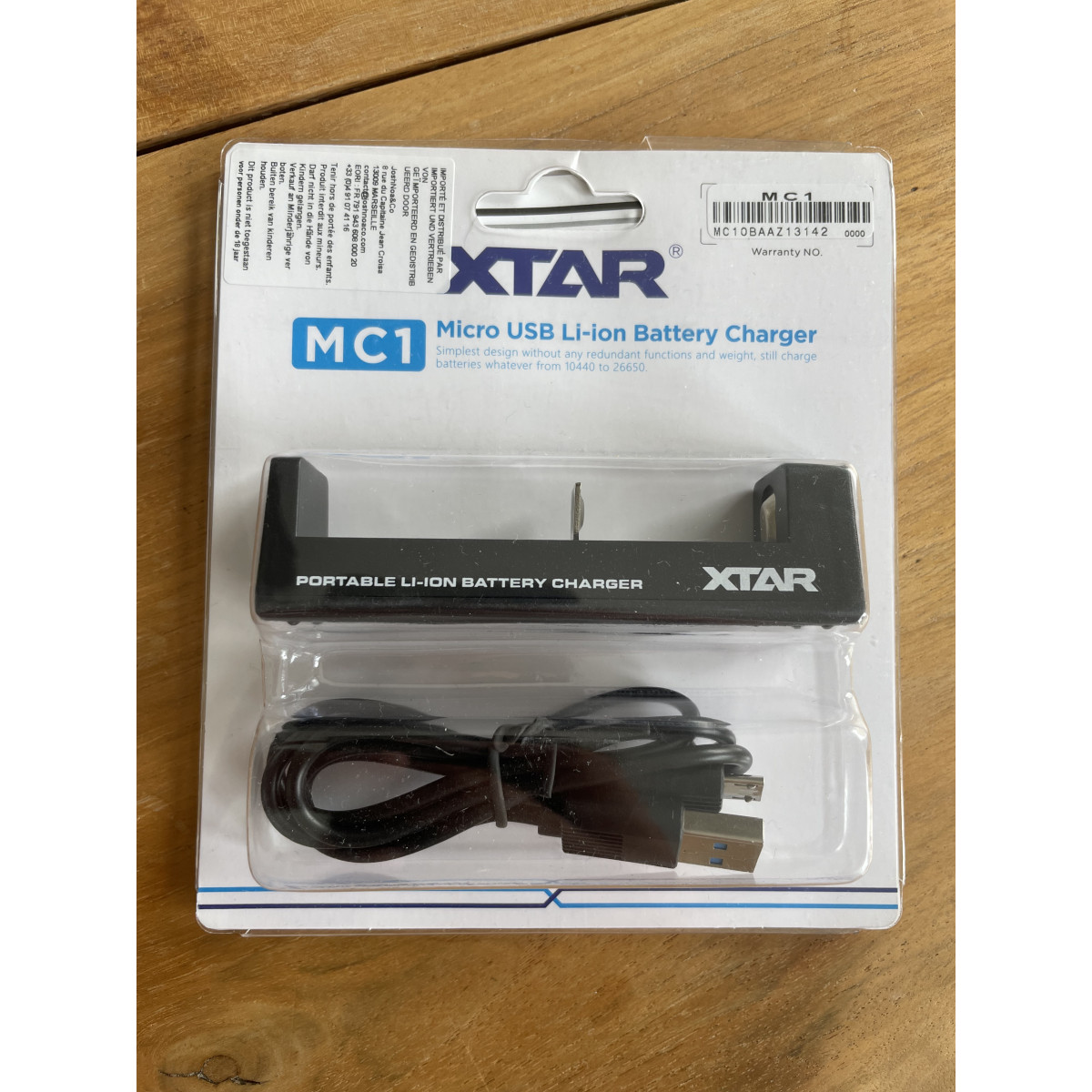 Chargeur Accu MC1 XTAR USB